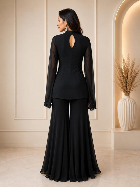 Black Color Sharara Set