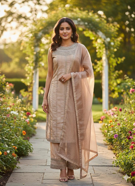 Antique Gold Pant Set