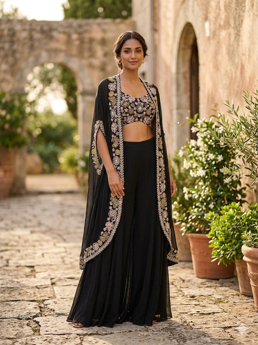 Black Cape Set