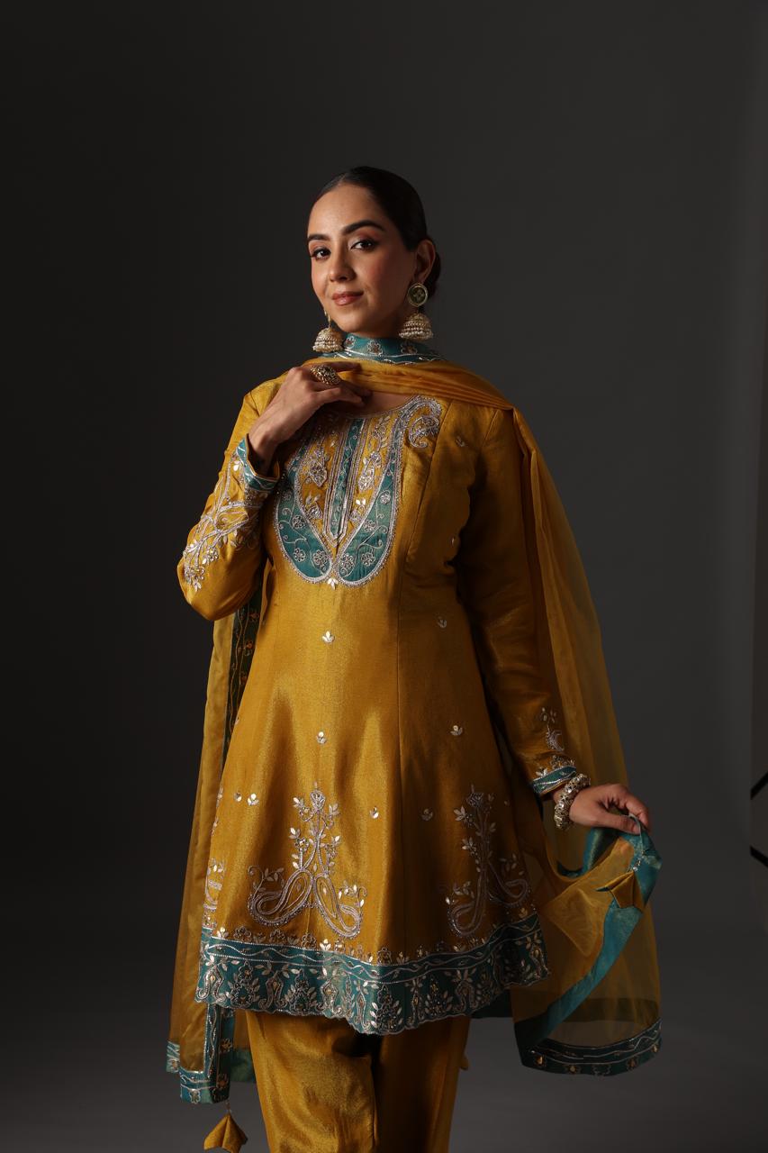 Mustard Kurta Salwar Set