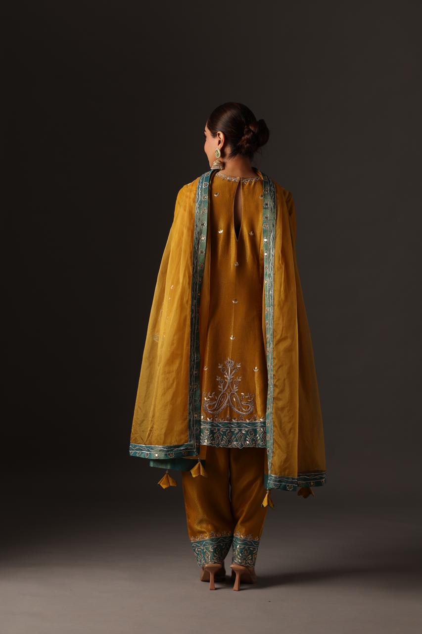 Mustard Kurta Salwar Set